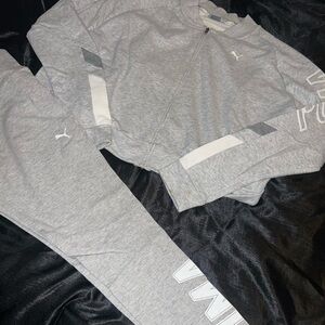 Puma Light Gray Zip-Up Jacket